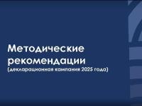 Методические рекомендации (декларационная компания 2025 года)