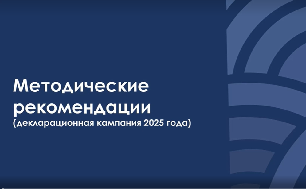 Методические рекомендации (декларационная компания 2025 года)
